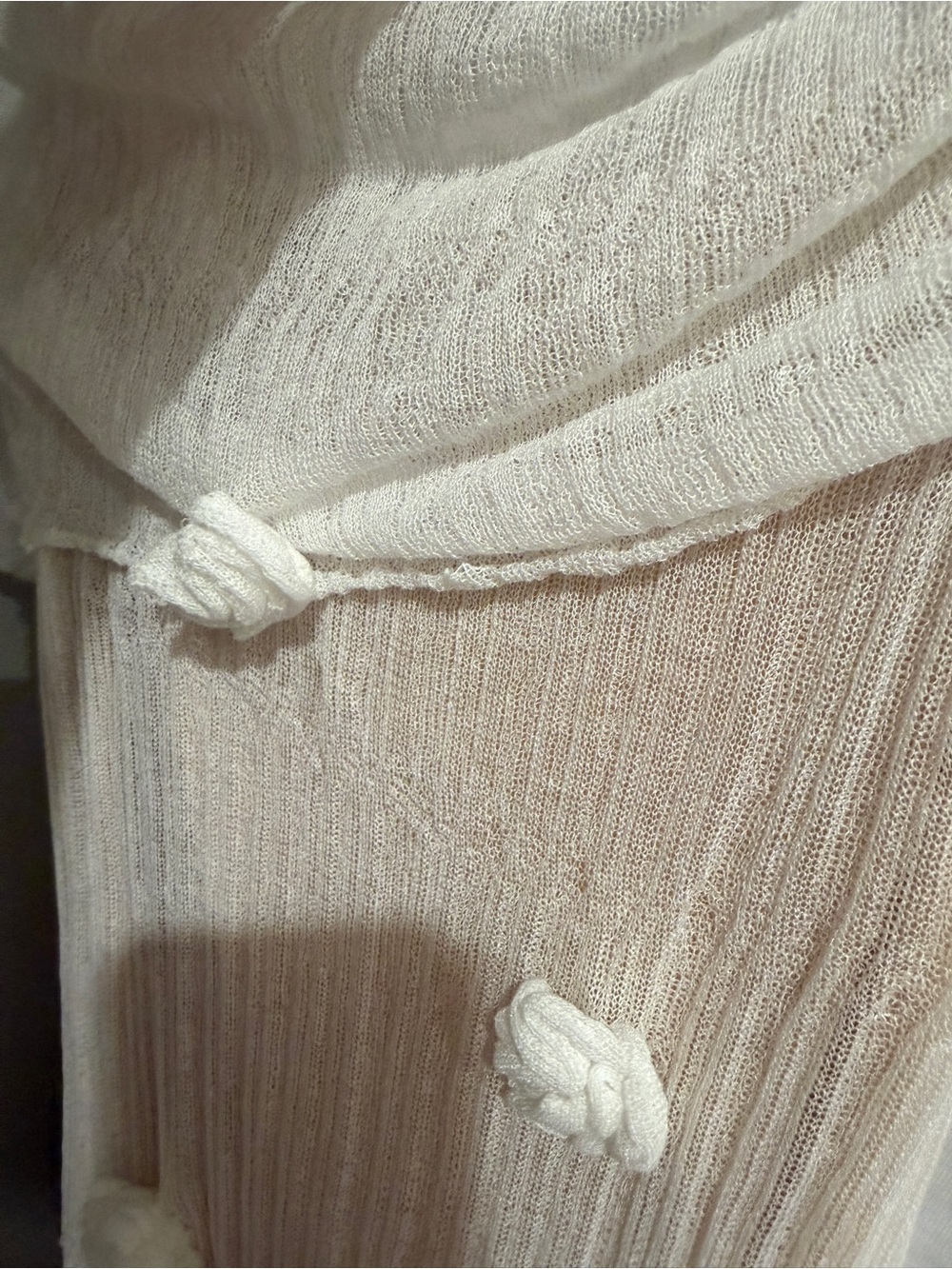 Orchid Knit Maxi Dress - Ivory - Picture 8 of 11